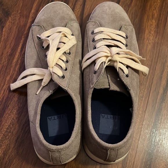 Gray Suede Leather Sneakers - Picture 5 of 5